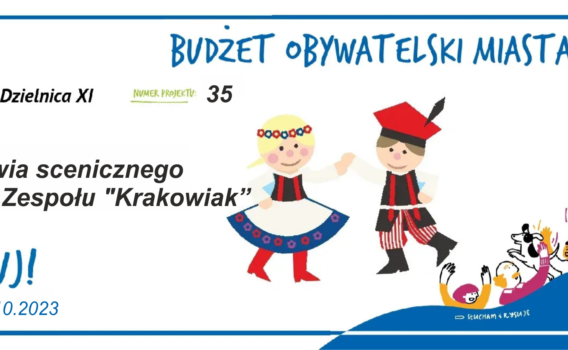 Zakup obuwia scenicznego dla dzieci z Zespołu „Krakowiak” – Projekt BO nr. 35