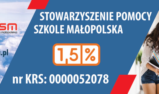 1,5 % swojego podatku z deklaracji rocznej PIT dla „Krakowiaka”